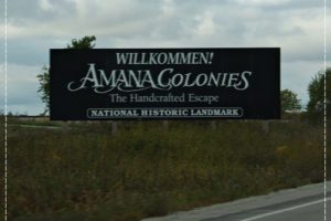 Amana Colonies Sign
