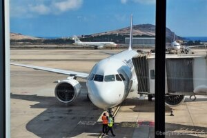 Lufthansa Business Class A320: Gran Canaria-München